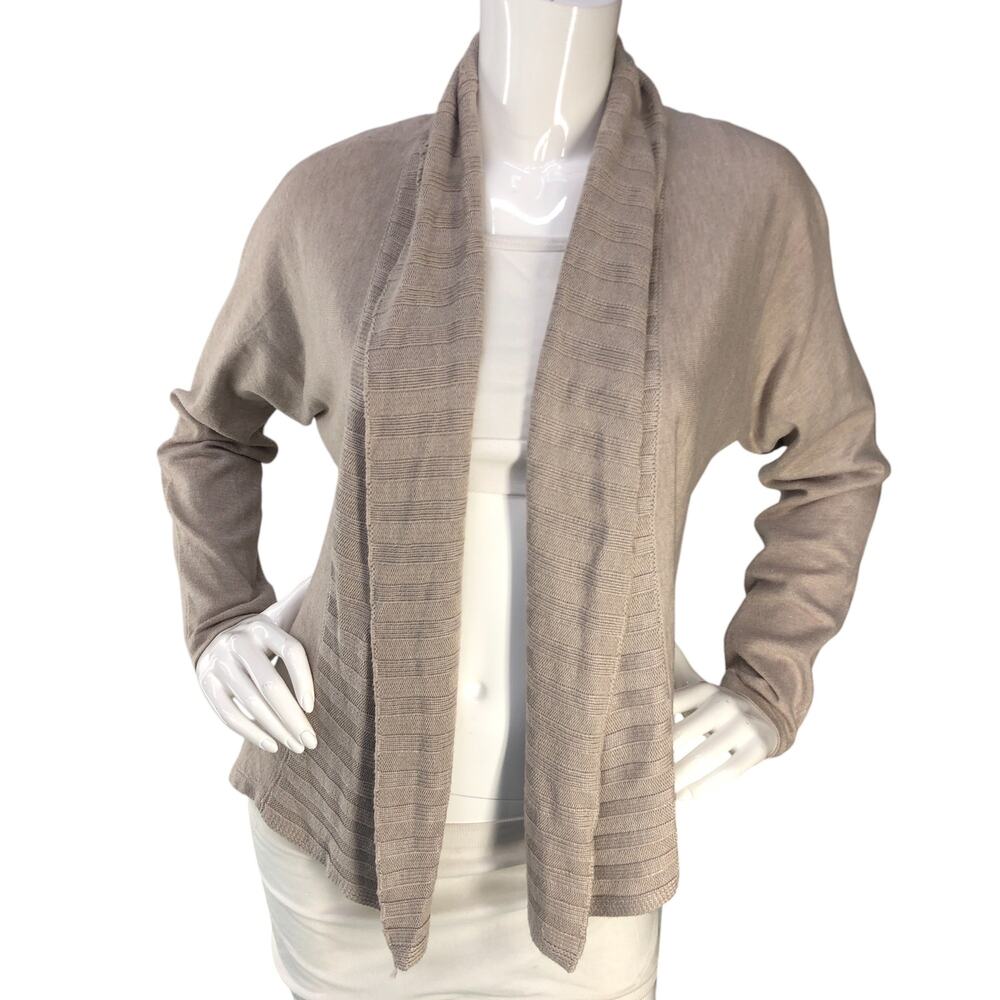 Joan Vass Studio Womens Size S Cardigan Open Front Sweater Knit - Picture 11 of 15